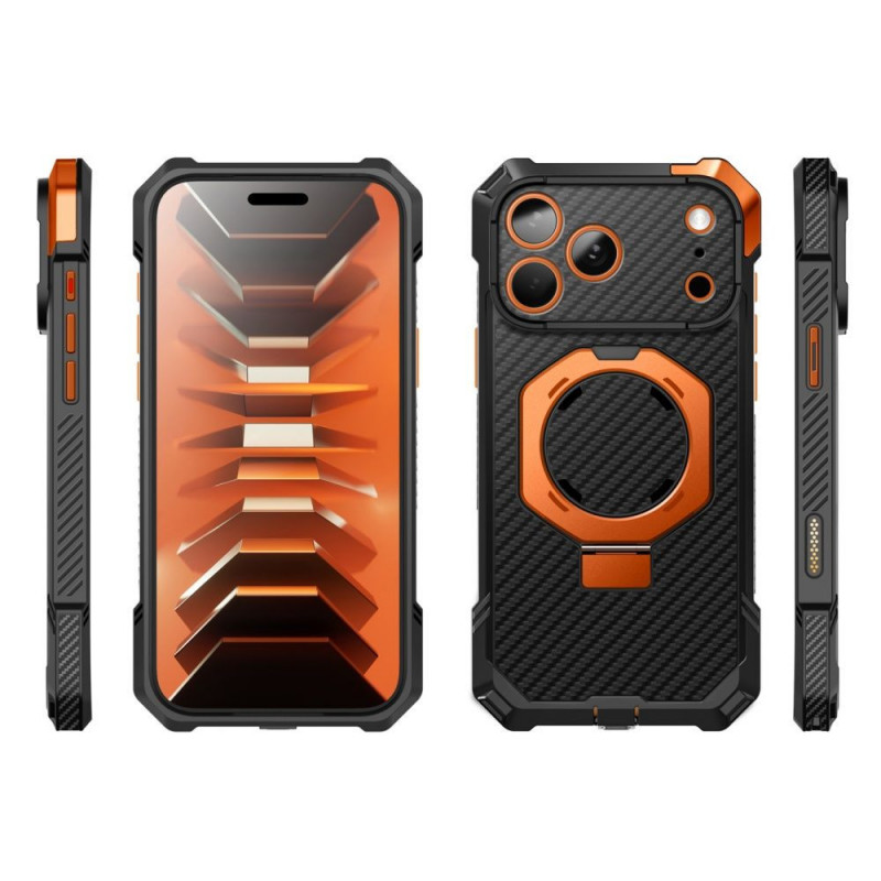 Supcase UB Grip Mag MagSafe Aramid Hülle für Apple iPhone 17 Pro Max / 18 Pro Max, Black/Orange