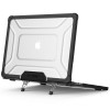 Tech-Protect SmartShell Pro Hülle für Apple MacBook Air 13" (M2/M3/M4/M5) 2023-2025, Schwarz/Transparent
