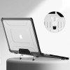 Tech-Protect SmartShell Pro Hülle für Apple MacBook Air 13" (M2/M3/M4/M5) 2023-2025, Schwarz/Transparent