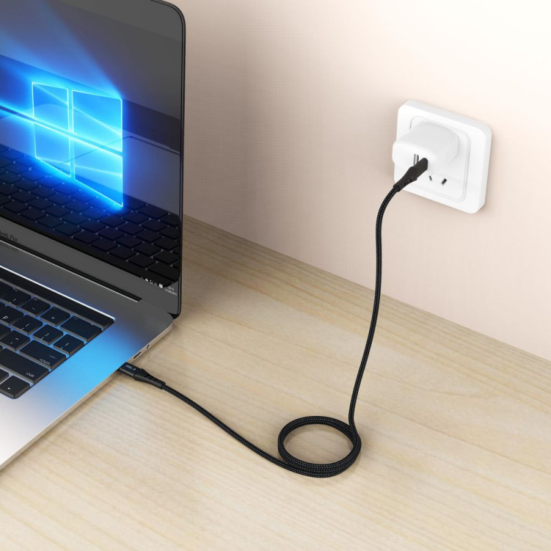 Tech-Protect UB11T Ultraboost USB-C / USB-C Kabel, PD 100W, 100 cm, Schwarz