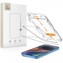 Tech-Protect Quick Set+ Displayschutz aus gehärtetem Glas für Apple iPhone 13 / 13 Pro / 14 / 16e, Schwarz (2 Stk.)