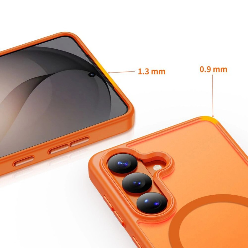 Tech-Protect Magmat MagSafe Hülle für Samsung Galaxy S26, Matte Orange