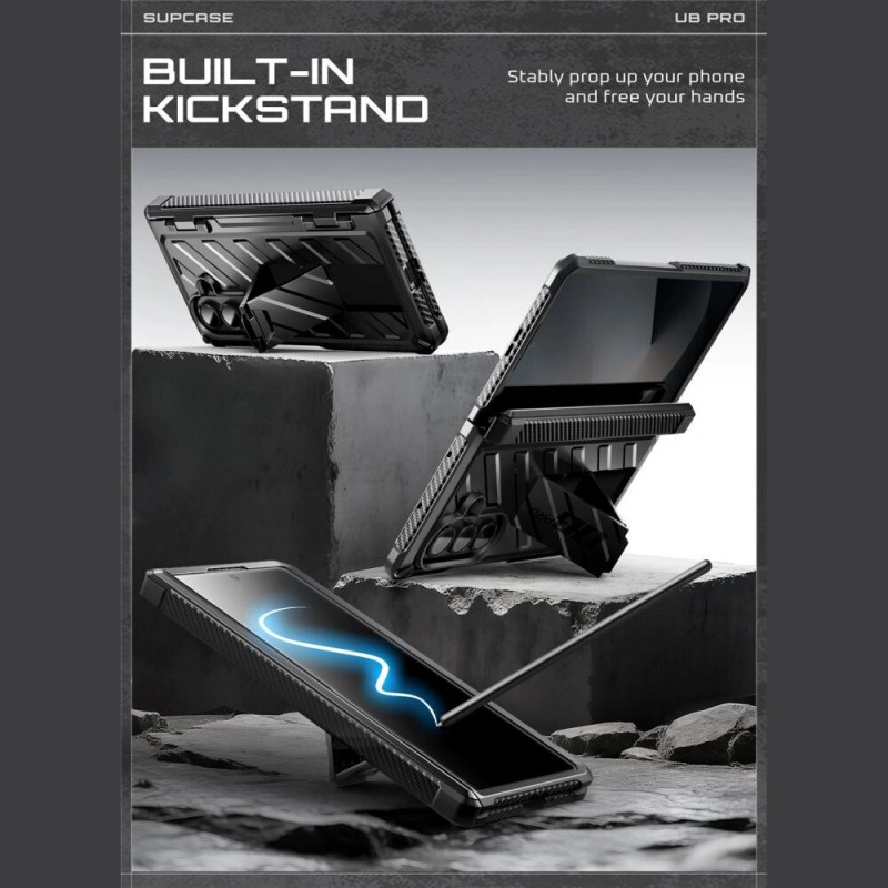 Supcase Unicorn Beetle Pro Hülle für Samsung Galaxy Z Fold 7, Schwarz