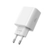 Tech-Protect NC20W 1-Port USB-C-Wandladegerät PD 20W mit Lightning-Kabel, Weiß, 100 cm