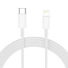 Tech-Protect NC20W 1-Port USB-C-Wandladegerät PD 20W mit Lightning-Kabel, Weiß, 100 cm