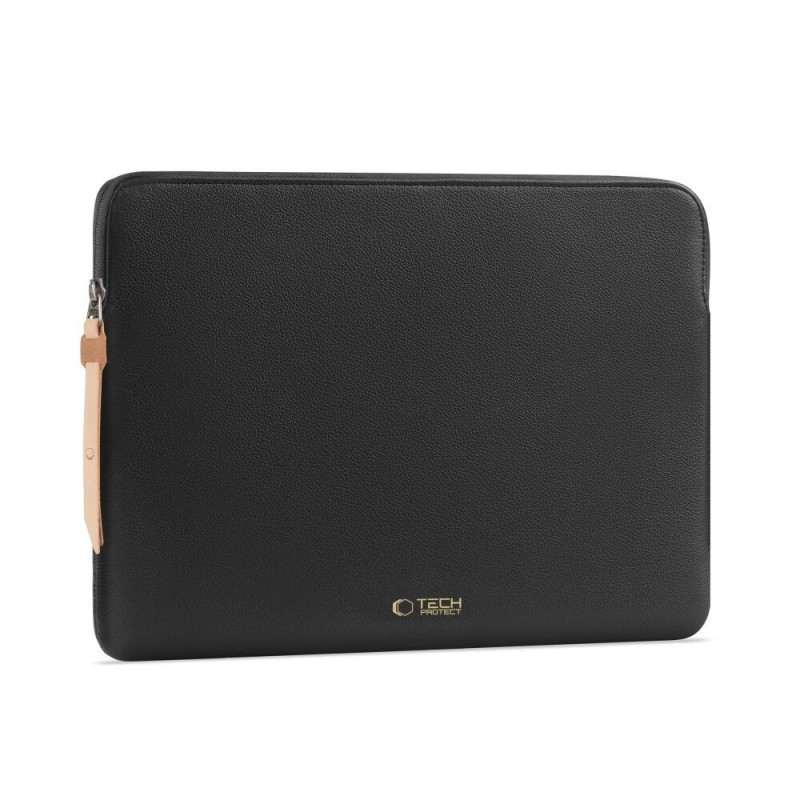 Tech-Protect Fleece Laptophülle 15-16", Schwarz