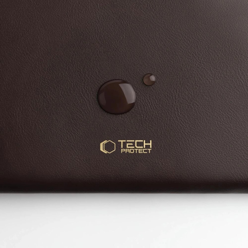 Tech-Protect Fleece Laptophülle 13-14", Chocolate (Brown)