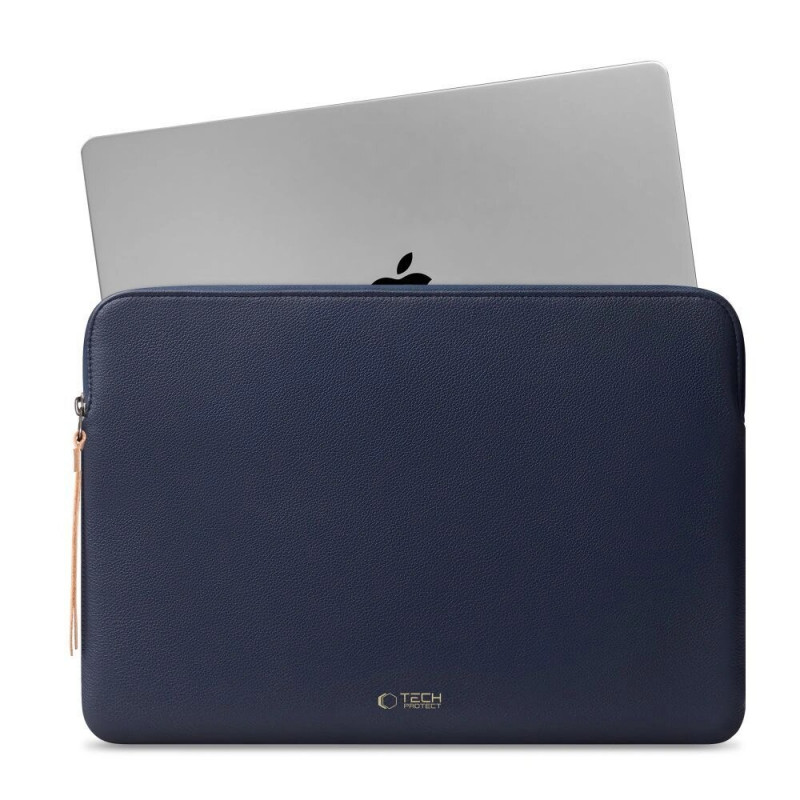Tech-Protect Fleece Laptophülle 13-14", Navy Blue