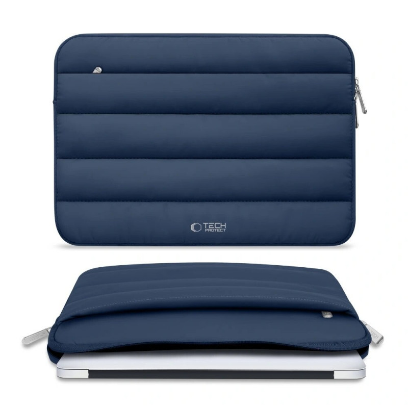Tech-Protect Fluffy Laptophülle 15-16", Navy Blue