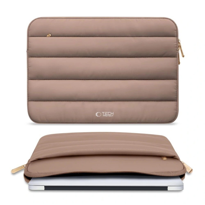 Tech-Protect Fluffy Laptophülle 13-14", Walnut (Brown)