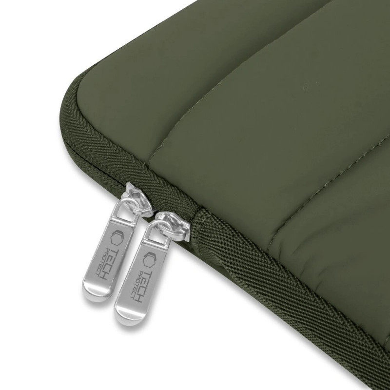 Tech-Protect Fluffy Laptophülle 13-14", Army Green