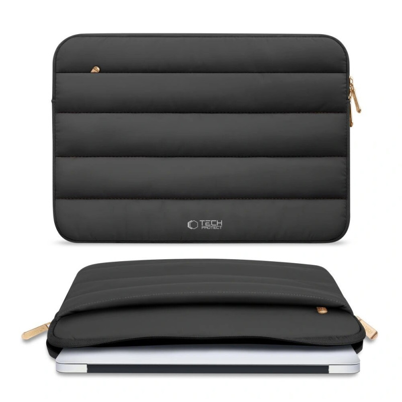 Tech-Protect Fluffy Laptophülle 15-16", Schwarz