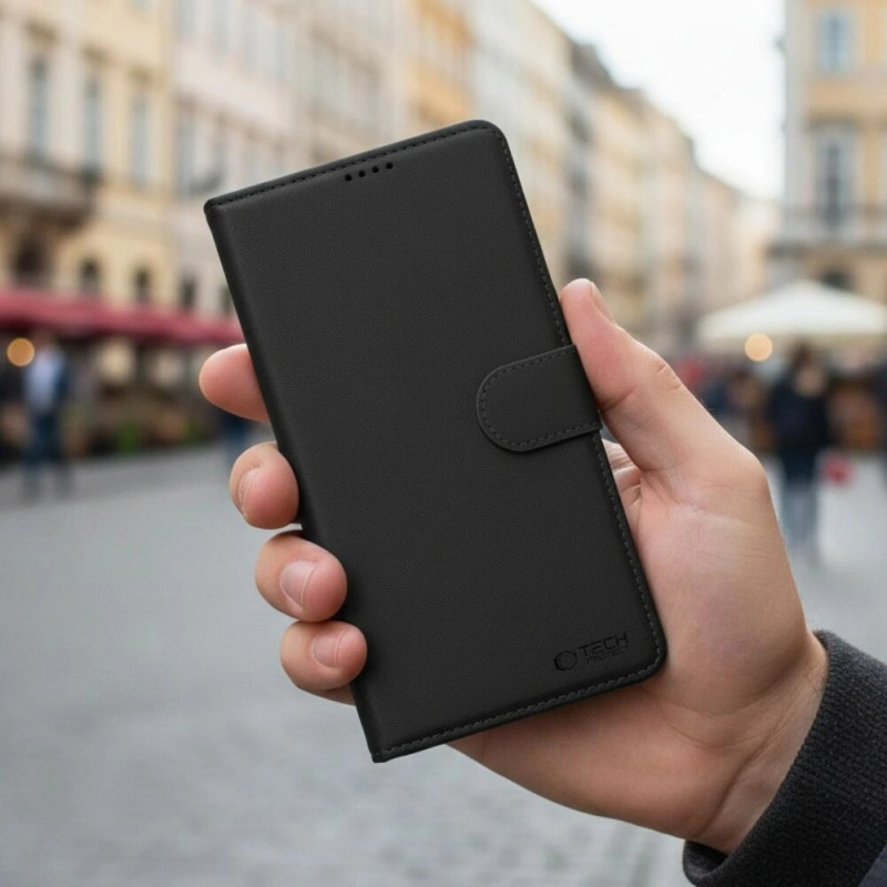 Tech-Protect Wallet Case für Samsung Galaxy A36 / A56 / A37 5G, Schwarz
