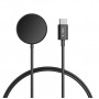Tech-Protect MC03 UltraBoost Magnetisches Ladekabel USB-C 100 cm für Samsung Galaxy Watch, Schwarz
