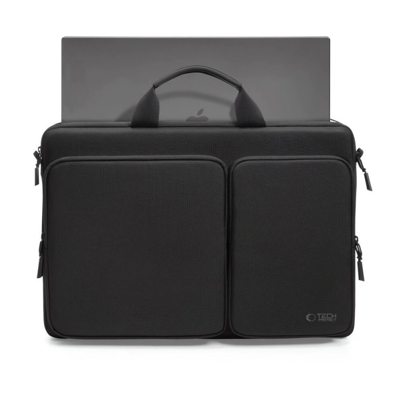 Tech-Protect Defender Bag Laptoptasche 17", Schwarz