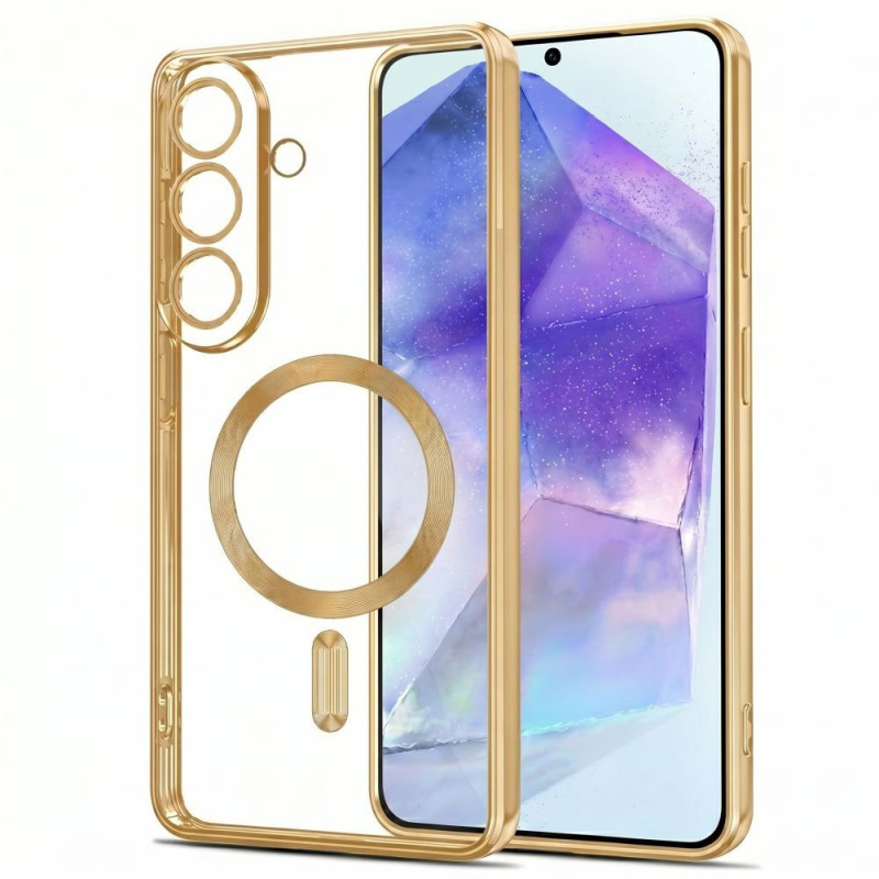 Tech-Protect MagFlex MagSafe Hülle für Samsung Galaxy A27 5G, Shiny Gold