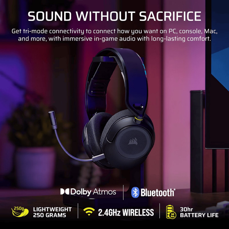 Corsair HS35 V3 Wireless-Headset für PlayStation CA-9011410-WW, Carbon