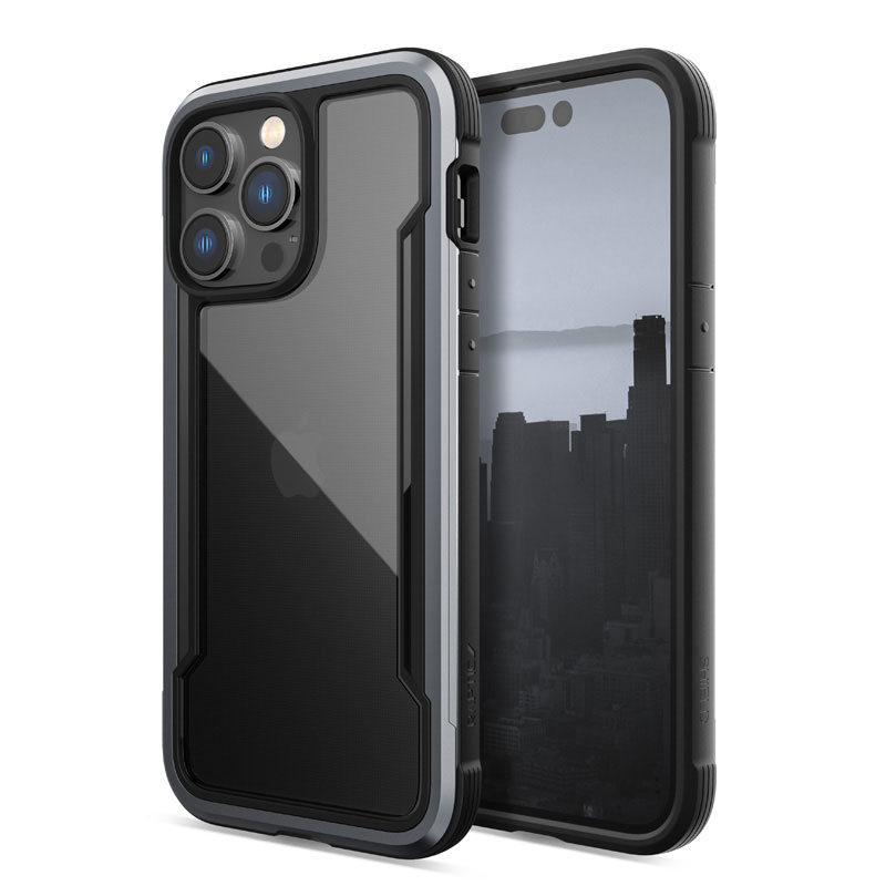 X-Doria Raptic Shield Hülle für Apple iPhone 14 Pro Max, Schwarz