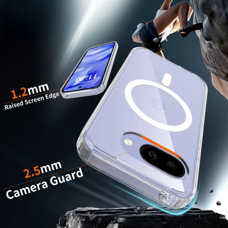 Tech-Protect FlexAir Hybrid MagSafe Hülle für Google Pixel 10a, transparent