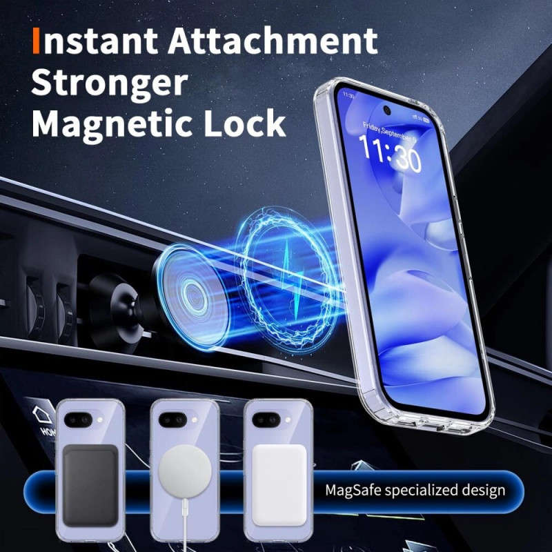 Tech-Protect FlexAir Hybrid MagSafe Hülle für Google Pixel 10a, transparent