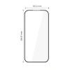 Tech-Protect Glass Fit+ Panzerglas für Google Pixel 9a / 10a (2 Stück), Schwarz