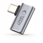 Tech-Protect UltraBoost AA01 gewinkelter Adapter USB-C, Grau