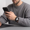 Tech-Protect Silikonarmband für Apple Watch 8 / 9 / 10 / 11 / 12 / SE / Ultra 44/45/46/49 mm, Schwarz