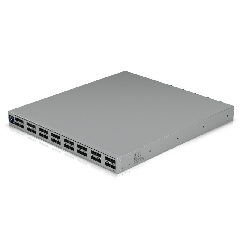 Ubiquiti UniFi Switch 32x QSFP28 100 Gbit, managed, 19" rack-mountable, 1,3" Touchscreen