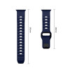 Tech-Protect Silicone Line Apple Watch 8 / 9 / 10 / 11 / 12 / SE / Ultra 44/45/46/49 mm Armband, Atlantic Blue