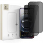 Tech-Protect Anti Spy Glass Pro+ Sichtschutz-Panzerglas für Apple iPhone 17e / 16e / 14 / 13 Pro / 13 (2 Stk.), Schwarz