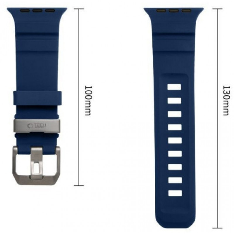 Tech-Protect Motion Apple Watch 8 / 9 / 10 / 11 / 12 / SE / Ultra 44/45/46/49 mm Armband, Nautical Blue