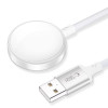 Tech-Protect MC02 UltraBoost Magnetisches Ladegerät USB-A Kabel 100 cm für Apple Watch, Weiß