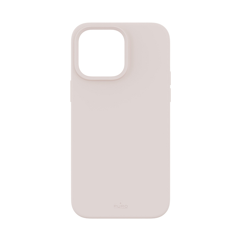 Puro ICON Antimicrobial Cover für Apple iPhone 14 Pro Max, Pink Sand
