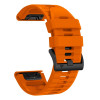 Tech-Protect Silikonarmband für Garmin Fenix 5 / 6 / 6 Pro / 7 / 8 / 8 Pro / E / 9 / 9 Pro 51 mm, Signal Orange