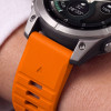 Tech-Protect Silikonarmband für Garmin Fenix 5 / 6 / 6 Pro / 7 / 8 / 8 Pro / E / 9 / 9 Pro 51 mm, Signal Orange