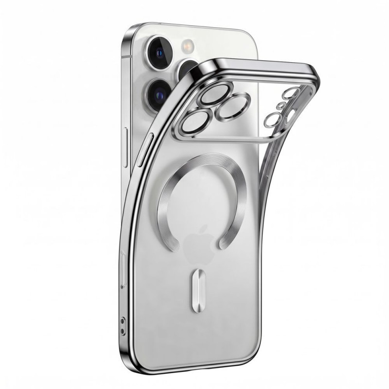 Tech-Protect Magflex MagSafe Hülle Apple iPhone 17 Pro / 18 Pro, Shiny Silver