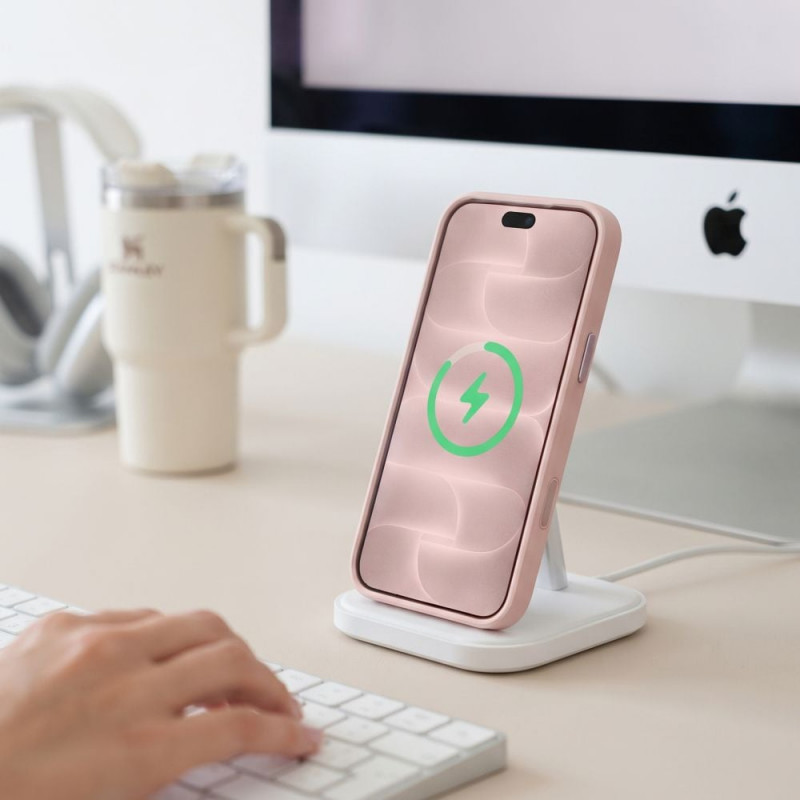 Tech-Protect MagPeak MagSafe CC Apple iPhone 17 Pro / 18 Pro Hülle THP6114, Matte Pink