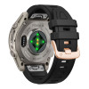 Tech-Protect Silikon-Armband für Garmin Fenix 5s / 5s Plus / 6s / 6s Pro / 7s / 8 / 9 / 9 Pro 43 mm, Schwarz