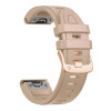 Tech-Protect Silikon-Uhrenarmband für Garmin Fenix 5s / 5s Plus / 6s / 6s Pro / 7s / 8 / 9 / 9 Pro 43 mm, Walnut