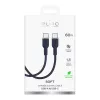 Puro Icon 60W USB-C-auf-USB-C-Kabel 1,5 m, Navy Blue