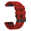 Tech-Protect Silikon-Uhrenarmband für Garmin Fenix 5 / 6 / 6 Pro / 7 / 8 / 8 Pro / E / 9 / 9 Pro 47 mm, Crimson Red
