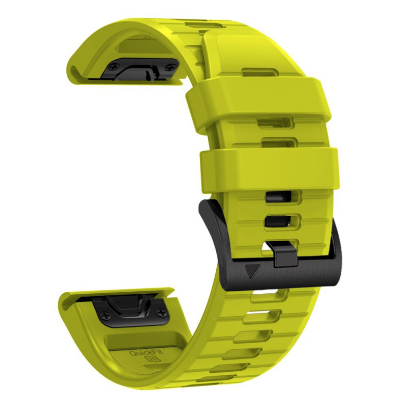Tech-Protect Silikon-Armband für Garmin Fenix 5 / 6 / 6 Pro / 7 / 8 / 8 Pro / E / 9 / 9 Pro 51 mm, Volt Lime
