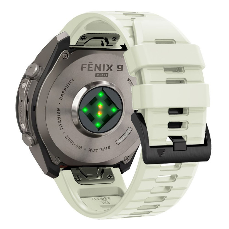 Tech-Protect Silikon-Armband für Garmin Fenix 5 / 6 / 6 Pro / 7 / 8 / 8 Pro / E / 9 / 9 Pro 51 mm, Stone Grey