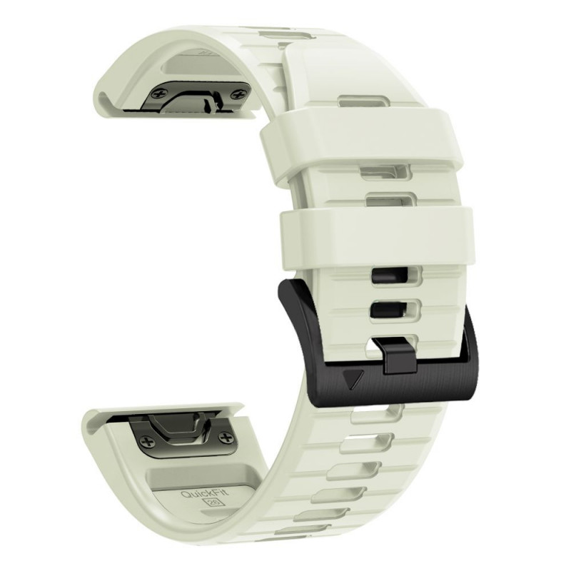 Tech-Protect Silikon-Armband für Garmin Fenix 5 / 6 / 6 Pro / 7 / 8 / 8 Pro / E / 9 / 9 Pro 47 mm, Stone Grey