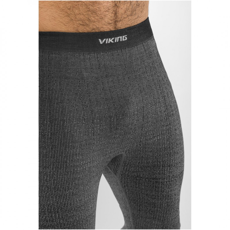 Viking Altis Man Set Herren-Merinounterwäsche-Set, schwarz, M