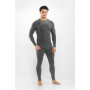 Viking Altis Man Set Herren-Merinounterwäsche-Set, schwarz, L