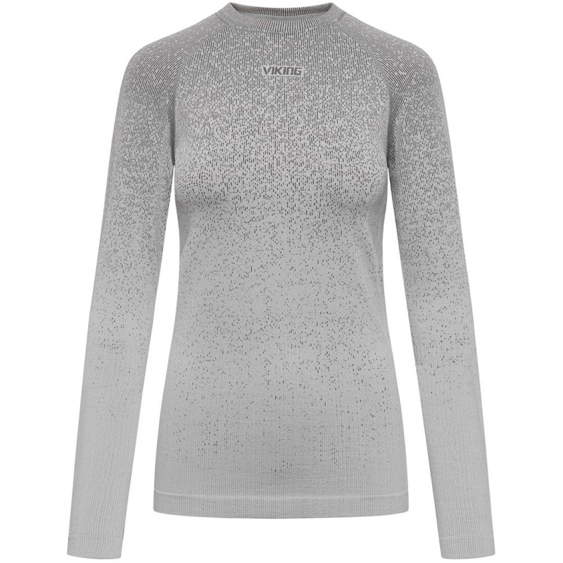 Viking Altis Lady Set Merino-Unterwäsche-Set für Damen, grau, S
