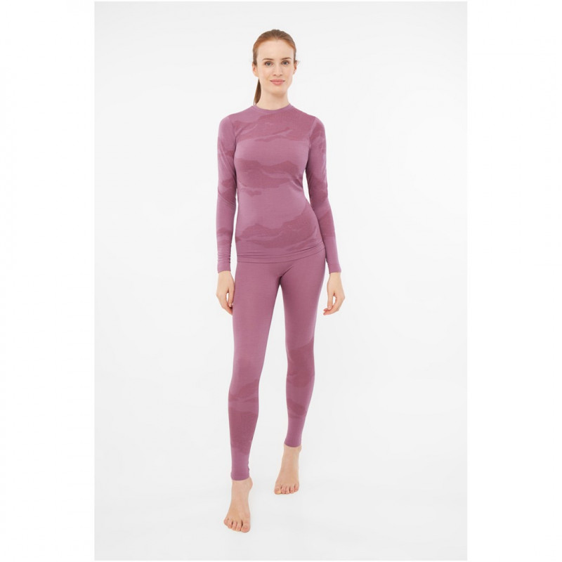 Viking Altis Lady Set Merino-Unterwäsche-Set für Damen, pink, M