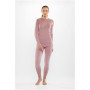 Viking Altis Lady Set Merino-Unterwäsche-Set für Damen, pink, L