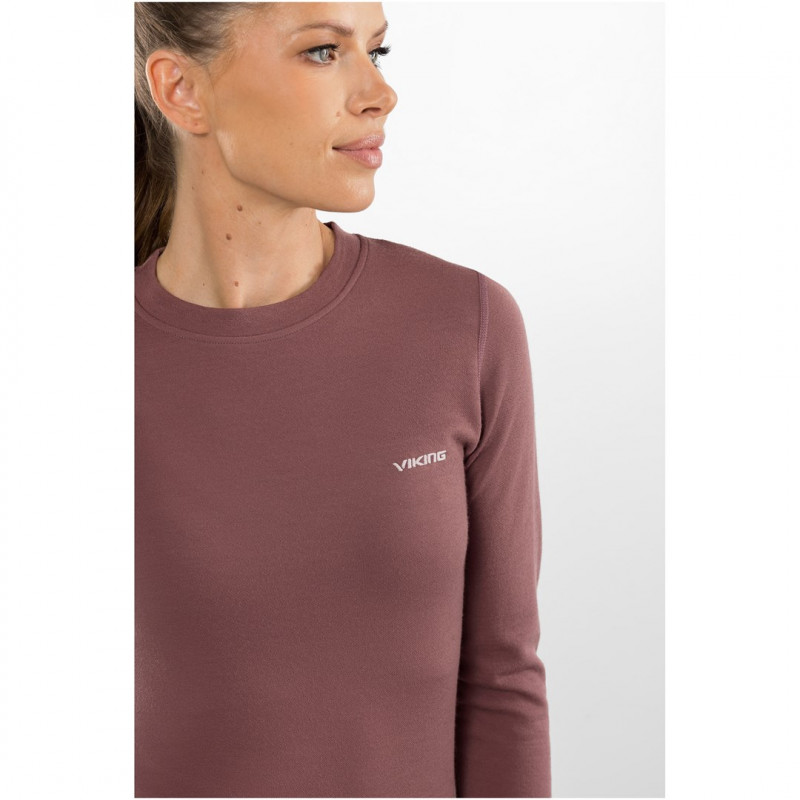 Viking Meriboo Lady Set Merino Damen-Baselayer-Set, pink, M